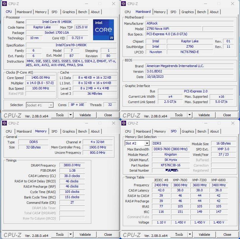 华擎ASRock Phantom Gaming Z790 Nova WiFi-超强六支M.2扩充，还搭载最新Wi-Fi 7无线网络卡