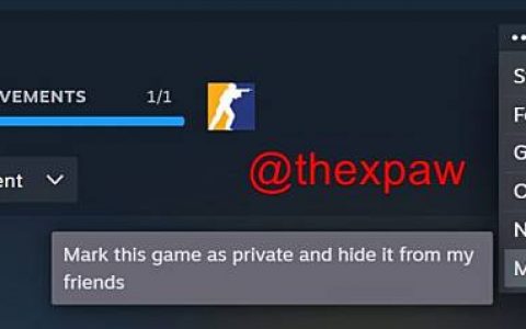 不想被人知道你在玩“那种游戏”？ Steam 新功能帮你隐藏