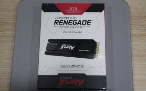 开箱 Kingston FURY Renegade SSD w Heatsink 2TB