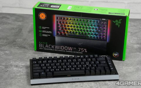 Razer Blackwidow V4 75%评测：高自定义的可换轴电竞键盘