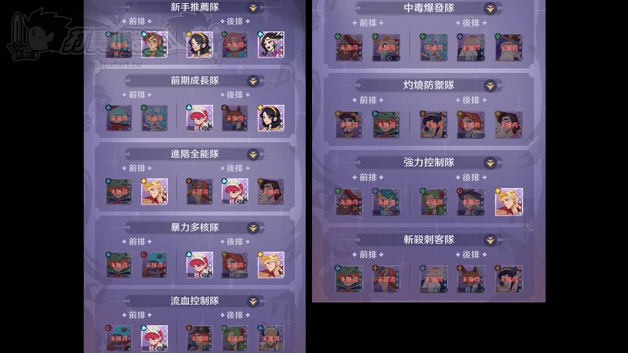 公主别这样 | 全关卡推荐队伍完全攻略