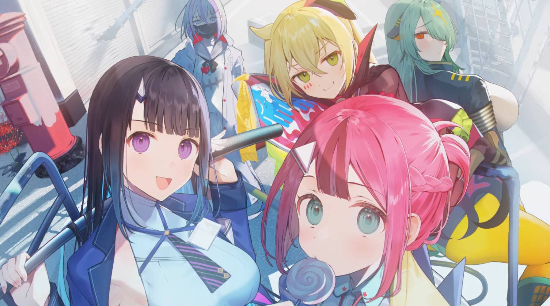 是什么懵逼了我的双眼。《多娜多娜》制作人完全新作《GO HELL GO》正式发表！