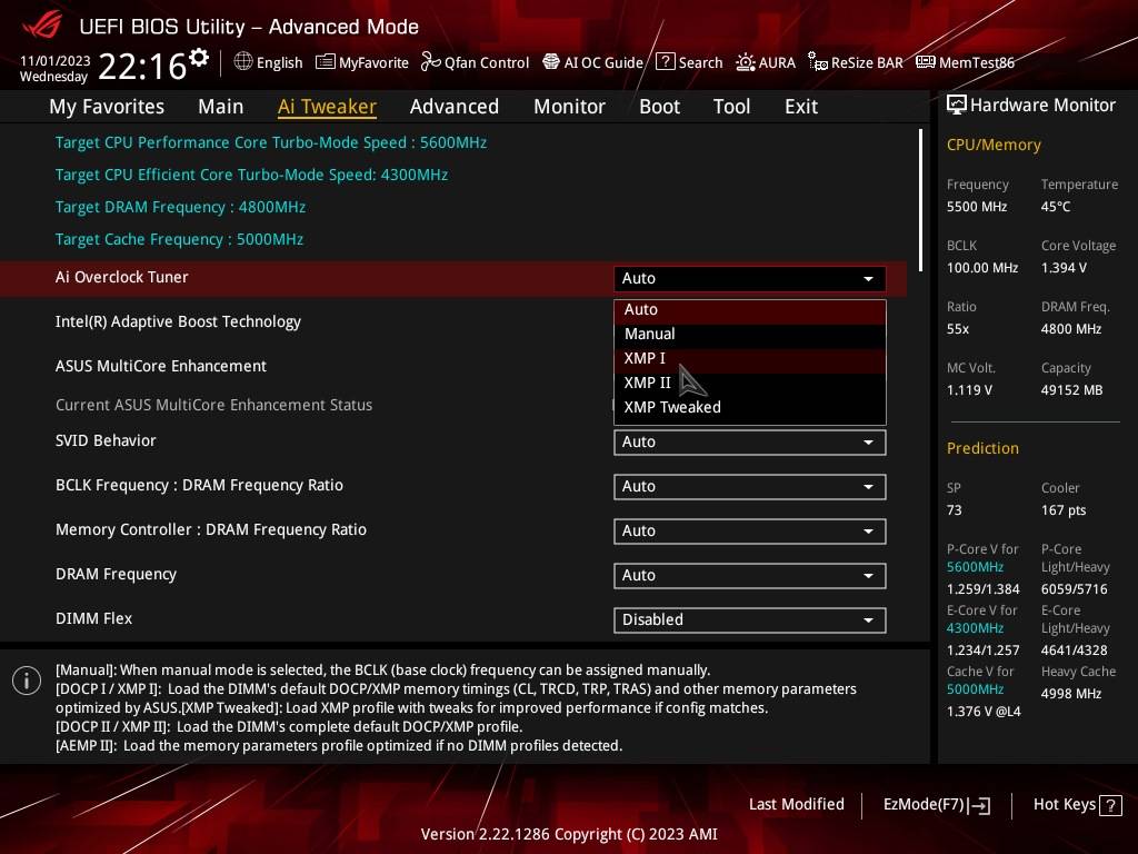 开启XMP的手续相当简单，只需进入BIOS/UEFI菜单，并在对应选项选择XMP参数即可。 （每张主板的选项可能不太一样）