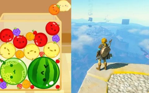 任天堂eShop2023下载排名，《西瓜游戏》击败《王国之泪》成年度冠军