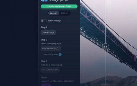 免费 AI 放大工具 Upscayl 图片放大 16 倍而不会起格