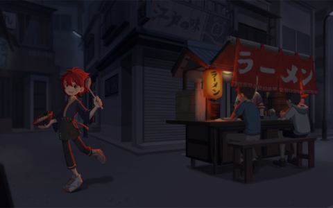 【深夜拉面】一款深夜食堂般氛围的疗愈向互动小说，Steam 页面正式上架！