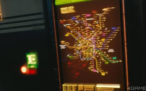 《赛博朋克2077》2.1开通「NCART」系统，5条线路横跨夜城19个车站