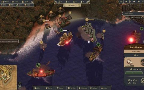 加勒比海建造海盗之城《Republic of Pirates》模拟经营策略游戏 2024 年推出