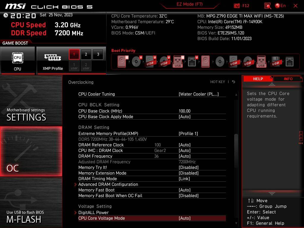 微星msi MPG Z790 EDGE TI MAX WIFI-升级CPU供电与Wi-Fi7，还有Memory Extension Mode提升内存效能