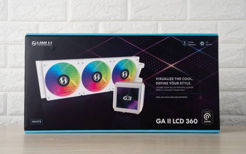 Asetek 8th、2.88寸屏幕、个性化影像自订 | 联力 Galahad II LCD 360 一体式水冷开箱