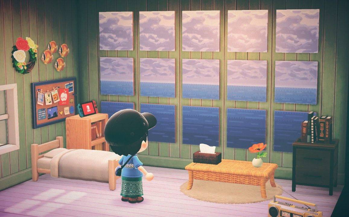 白云与大海《集合啦! 动物森友会》海景布置技巧(附画布ID)