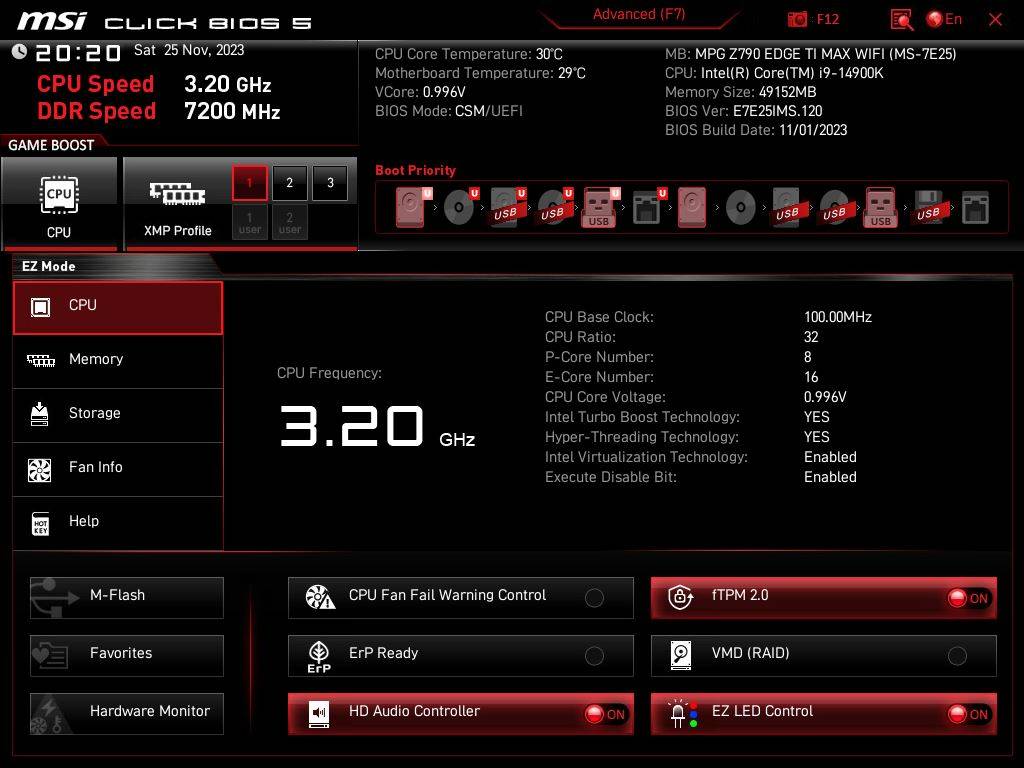 微星msi MPG Z790 EDGE TI MAX WIFI-升级CPU供电与Wi-Fi7，还有Memory Extension Mode提升内存效能