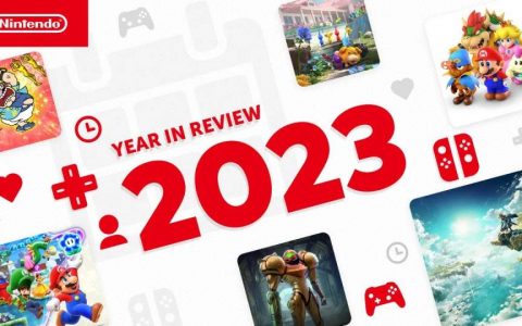 任天堂Switch的年度回顾页面也上线了