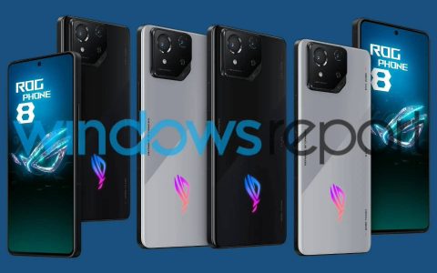 ROG Phone 8系列渲染图曝光：普通版采用哑光喷漆、8 Pro采用光面背面！