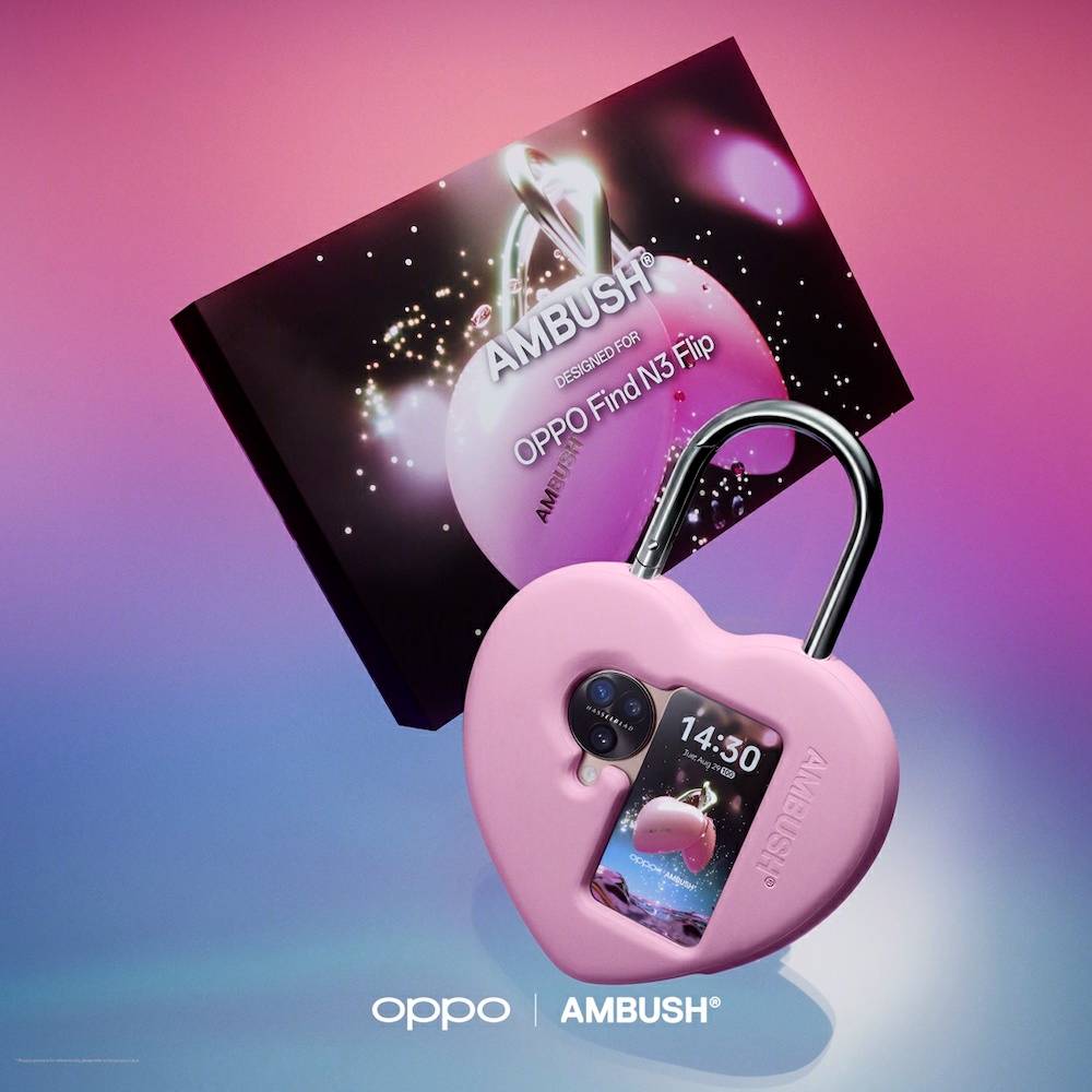 OPPO携手AMBUSH 为Find N3 Flip打造全新风格联名手机壳