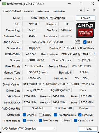 RX 7800 XT系列