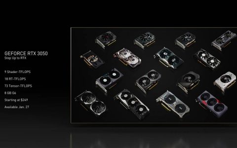 RTX 3050 6GB 价格约179~189美元， 另有 RTX 4050 ？