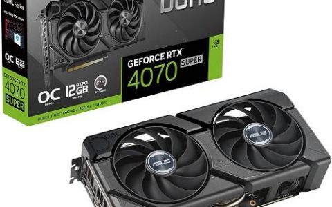 NVIDIA GeForce RTX 4070 SUPER 12GB显示卡曝光：华硕非公版Dual型号