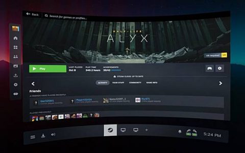 无线玩 VR 游戏 Valve 免费于 Quest 推出《Steam 流媒体》