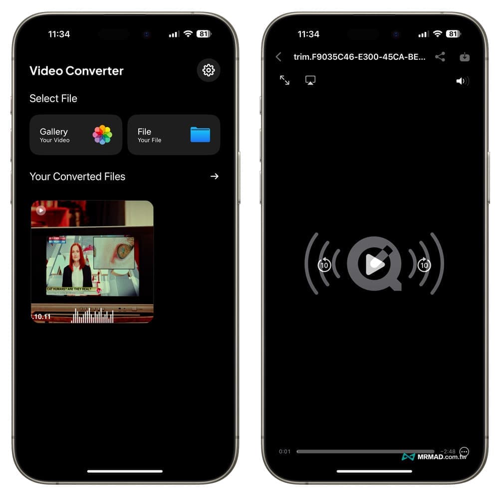 iPhone视频转换App：Blink - Video Converter 3
