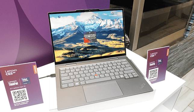 【CES 2024】Lenovo 全新 ThinkPad X1 Carbon 12th Gen ThinkPad X1 2-in-1 9th Gen 登场 配备 Intel Core Ultra 处理器