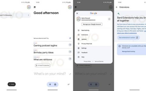 深度融入 Android 系统的 Assistant with Bard 接口曝光