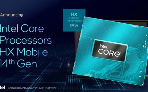 Intel更新第14代Core HX系列笔记本电脑，i9最高5.8 GHz、i7增4颗E-core