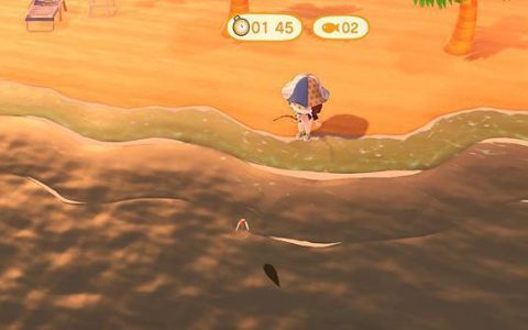 动物森友会-如何钓到稀有鱼？ 鱼影大小判别！