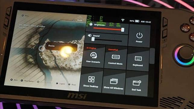 【CES 2024】MSI 推首部 Windows 游戏掌机 Claw Intel Core Ultra 处理器 + 可玩 3A 大作