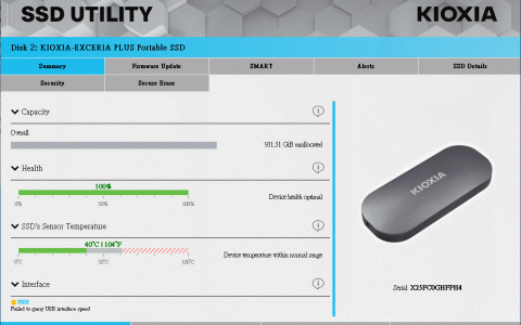 海量数据随手带着走，KIOXIA EXCERIA PLUS Portable SSD给你前所未有的便利与速度