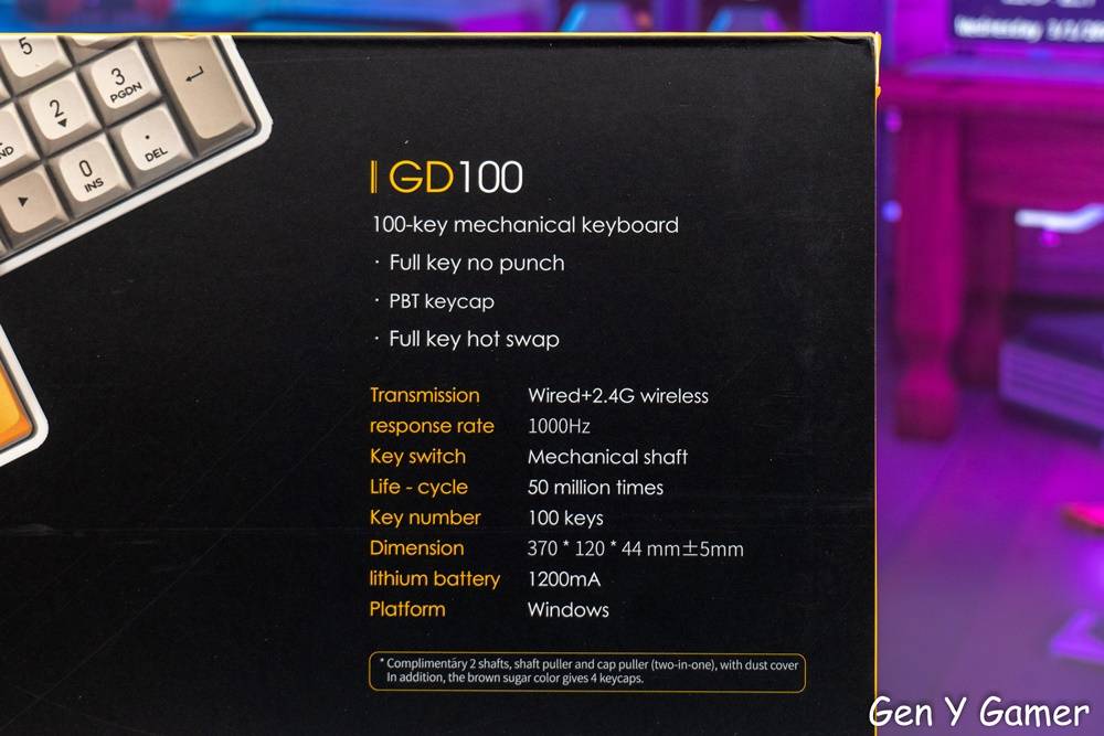游戏玩家的入门好选择！ darkFlash GD100 无线机械键盘