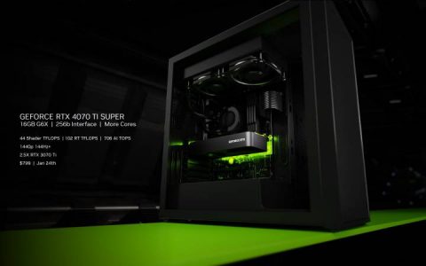 CES 2024：NVIDIA GeForce RTX 4070 Ti SUPER售价799美元：16GB G6X内存、AD103 GPU、目标是7900 XT