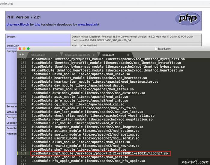 梅问题-[教程] macOS 安装多版本PHP，并通过Apache任意切版所需的版本