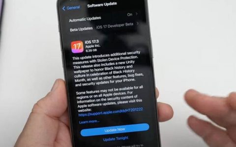 Apple 推送 iOS 17.3 更新，这些新功能你要知道