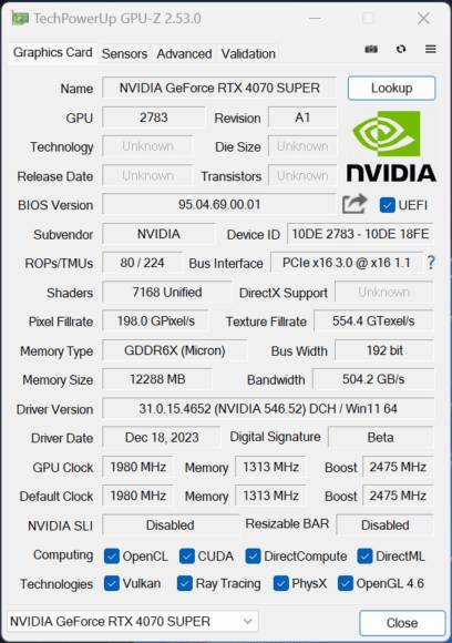 NVIDIA RTX 4070 SUPER 显示卡 详细测试 + 性能直迫 RTX 3090 旗舰卡
