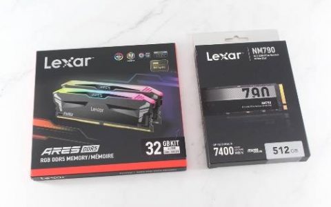 雷克沙Lexar ARES DDR5-6800 RGB 超频内存 与 NM790固态硬盘-电竞入手新选择，价格漂亮CP值爆表
