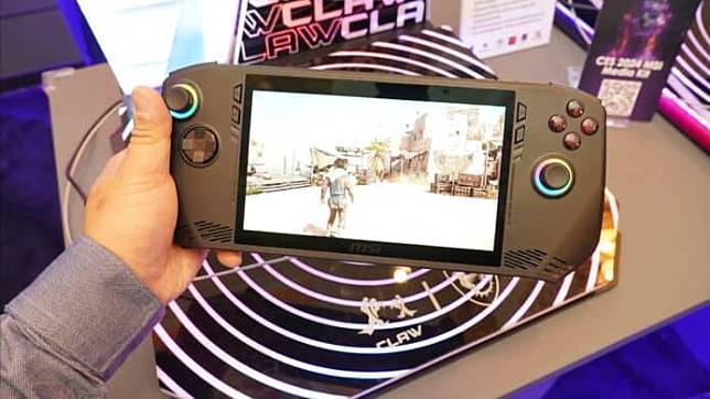 【CES 2024】MSI 推首部 Windows 游戏掌机 Claw Intel Core Ultra 处理器 + 可玩 3A 大作