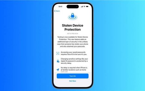 Apple 下周发布iOS与iPadOS 17.3，新加被盗装置保护功能