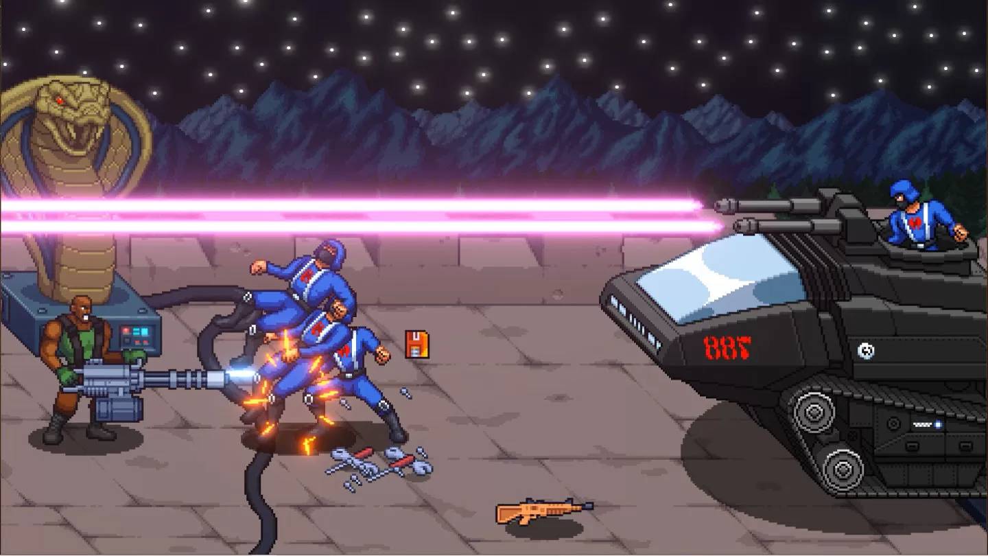 Steam复古作《G.I. Joe 特种部队：眼镜蛇之怒》新预告片释出，玩家可以用拳头痛殴坦克