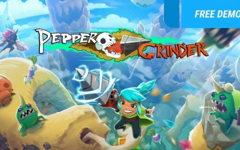 像素钻探动作《电钻少女 Pepper Grinder》3/29 上架 PC/Switch