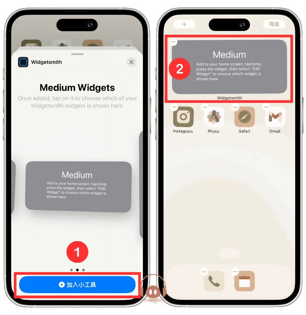 iPhone 壁纸排版 - 在壁纸上设置时钟小工具