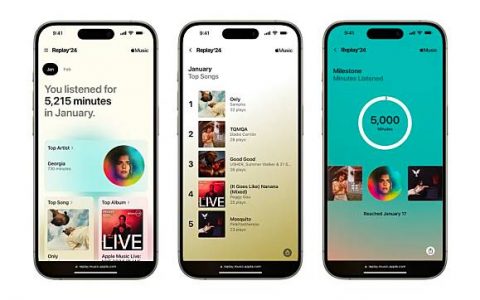Apple Music 新增每月回顾功能