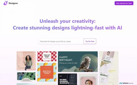 Microsoft Designer 教学|五合一线上免费AI图片生成与设计工具