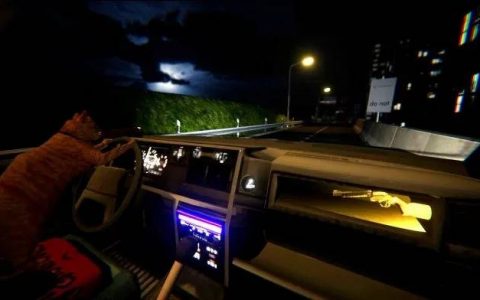 独立游戏《Nip For Speed》开放免费玩，与猫咪在夜间高速公路展开奇妙冒险