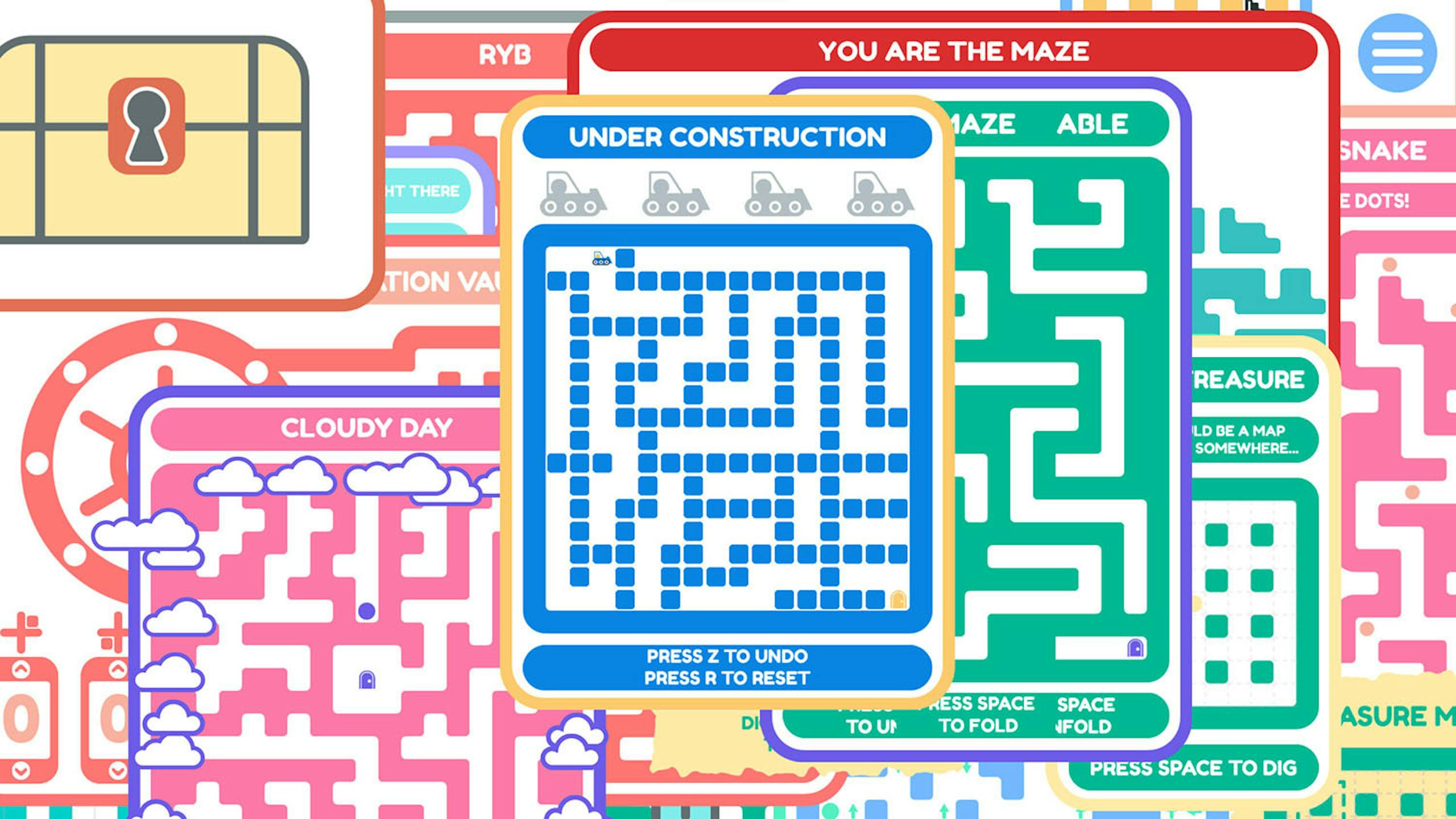 Steam好评免费游戏20 Small Mazes 脑洞大开的20个迷宫 解法跟你想象不太一样