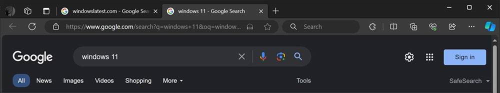 微软正打算为 Microsoft Edge 加入第二个搜索字段，让你查资料更容易 - 