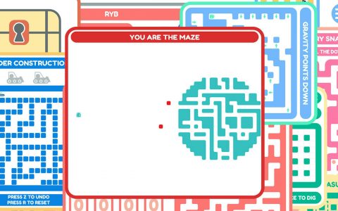 Steam好评免费游戏20 Small Mazes 脑洞大开的20个迷宫 解法跟你想象不太一样