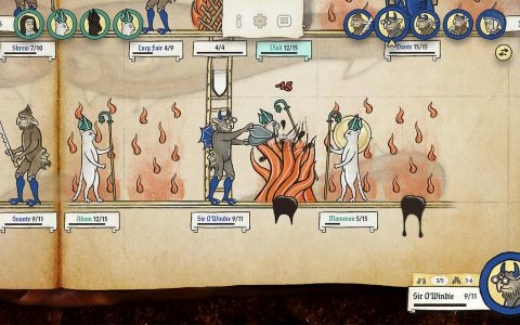 Steam极度好评笔墨策略游戏Inkulinati神笔谈兵 画出各种古人迷因迎战强敌