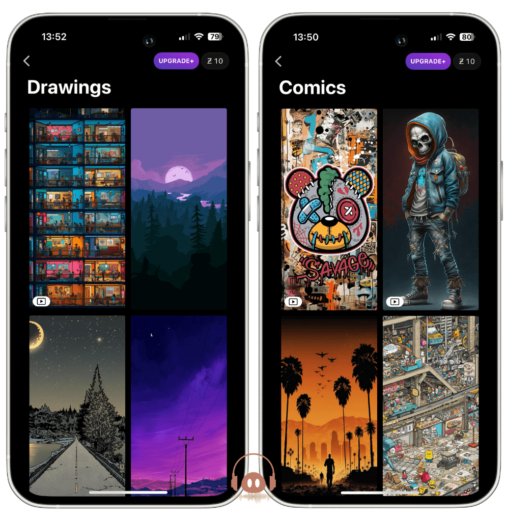 iPhone 壁纸排版 - zedge