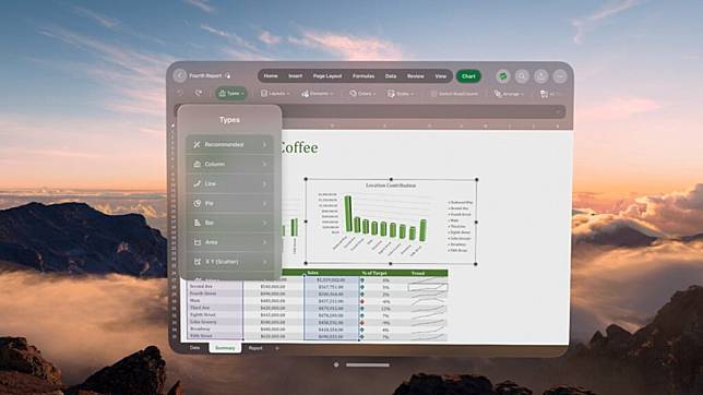 微软为 Microsoft 365 推出 Vision Pro 版本